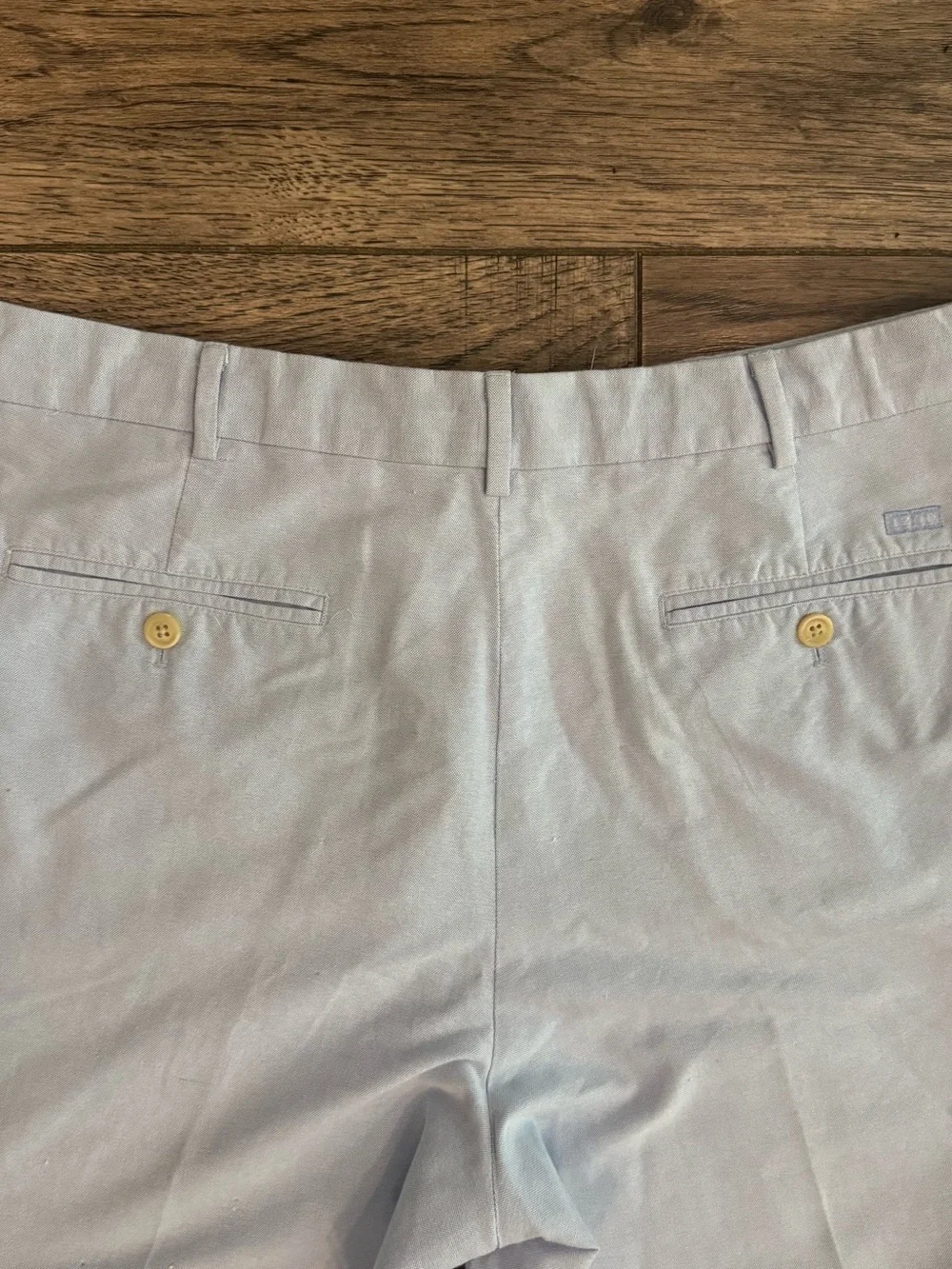 IZOD Men's Size 38 Light Blue 100% Cotton Chino Pants